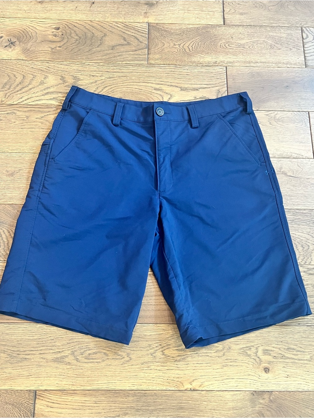 Under Armour Golf Shorts Leaderboard 1236343 Stretch Men's Dark Blue Sz 34x11”in